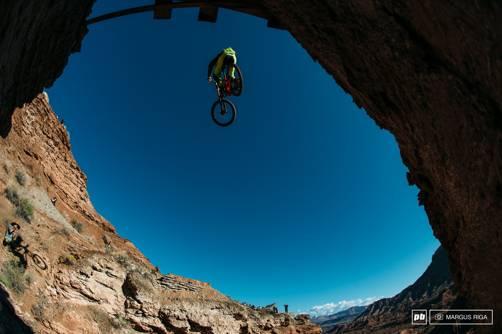 Brenden Fairclough over the first of his double gaps.