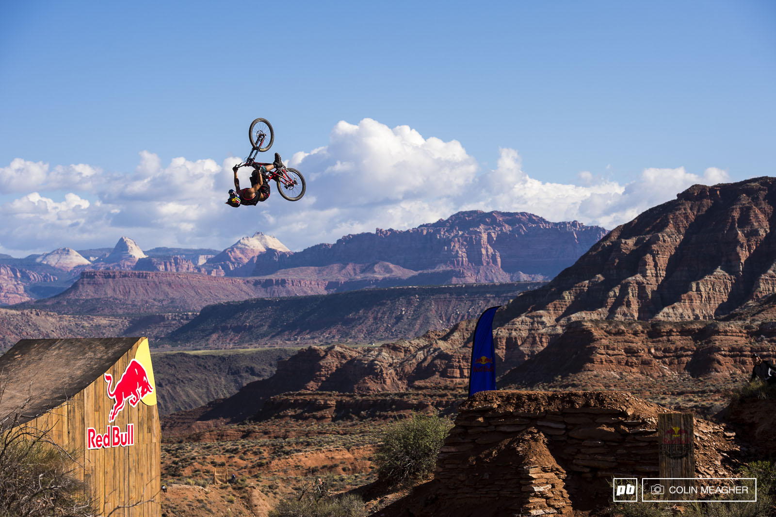 Szymon Godziek... the level has definitely turned up since the last Rampage casually backflipping the canyon gap was the norm.
