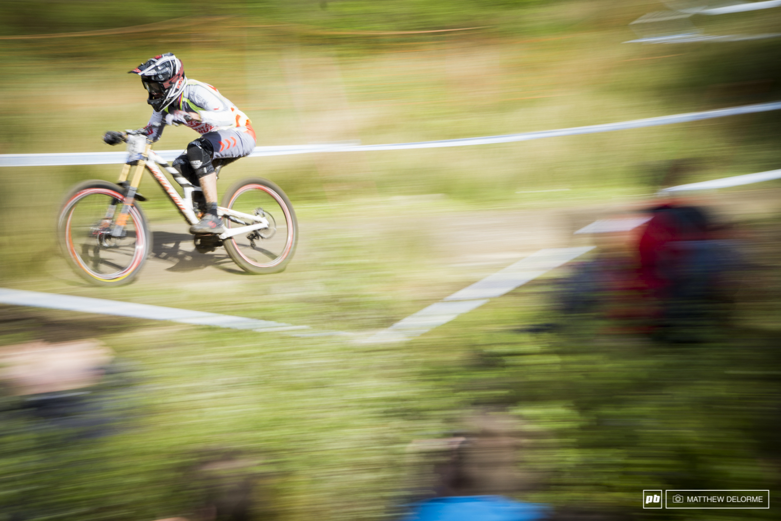 Greg Minnaar speeding to glory and seventeen World Cup wins.