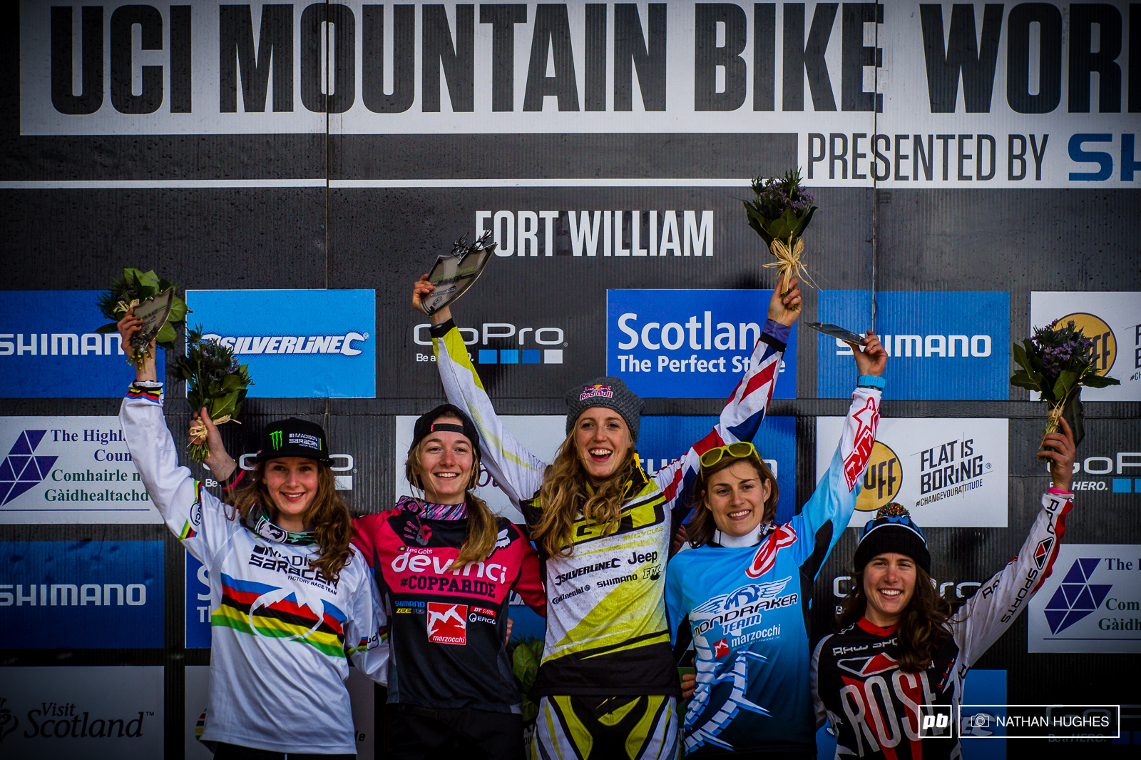 Four British women out of five on the Fort William podium for 2015.