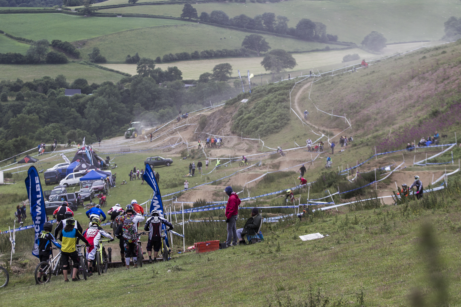 I had my doubts when I first seen the track, I certainly wasn't the only one! When push came to shove though it was one of the best tracks during The Schwalbe British 4X National Championship at Moelfre Hall, Moelfre, United Kingdom. 11July,2015 Photo: Charles Robertson