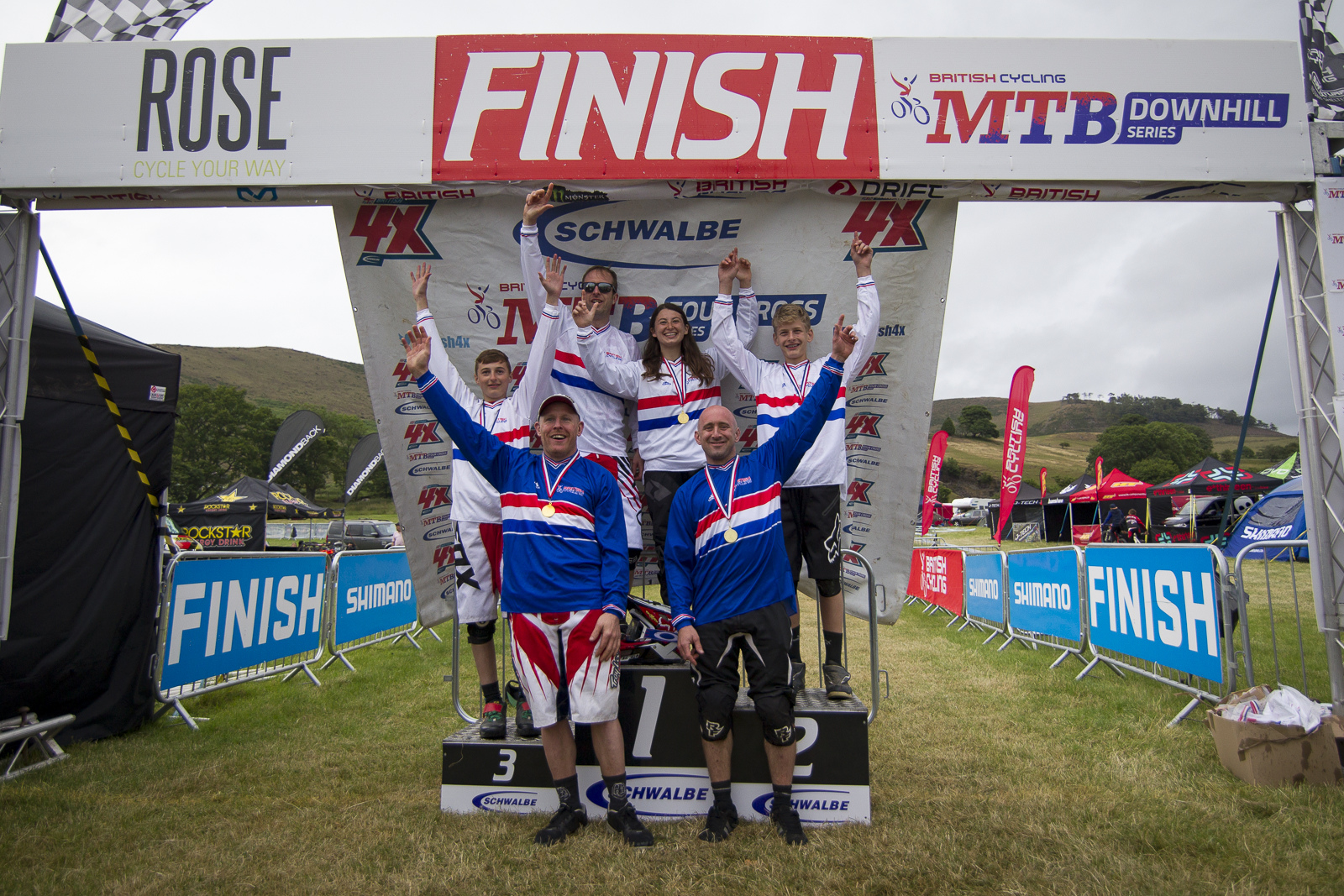 Your 2015 British 4X National Champions during The Schwalbe British 4X National Championship at Moelfre Hall, Moelfre, United Kingdom. 11July,2015 Photo: Charles Robertson