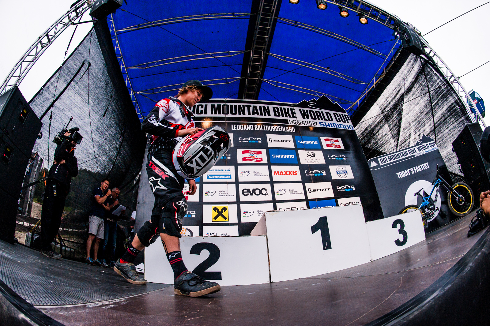 Perhaps outshined by Gwin's successes, Greenland too made the podium without a chain at Leogang.
