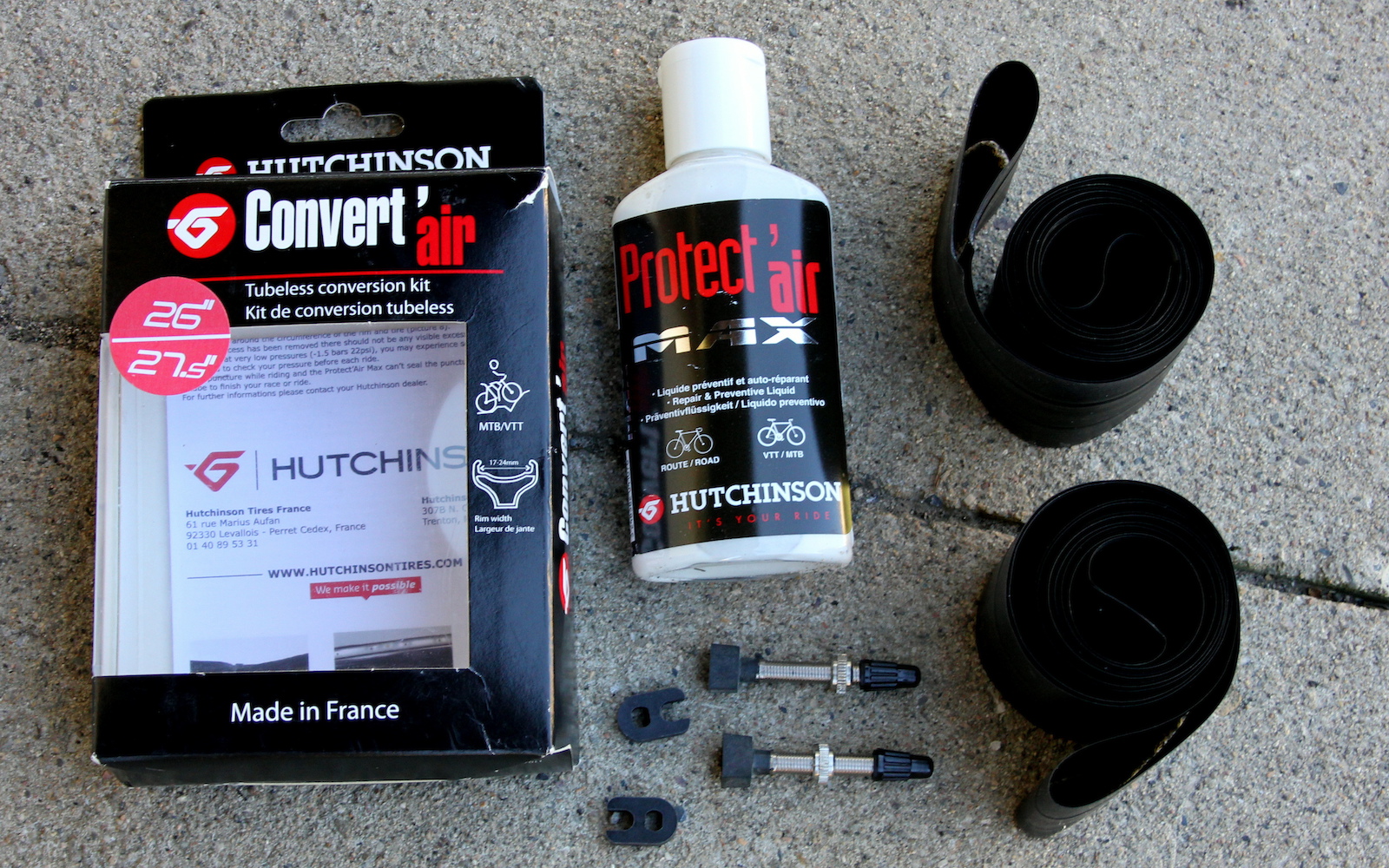 Hutchinson Convert'air tubeless kit