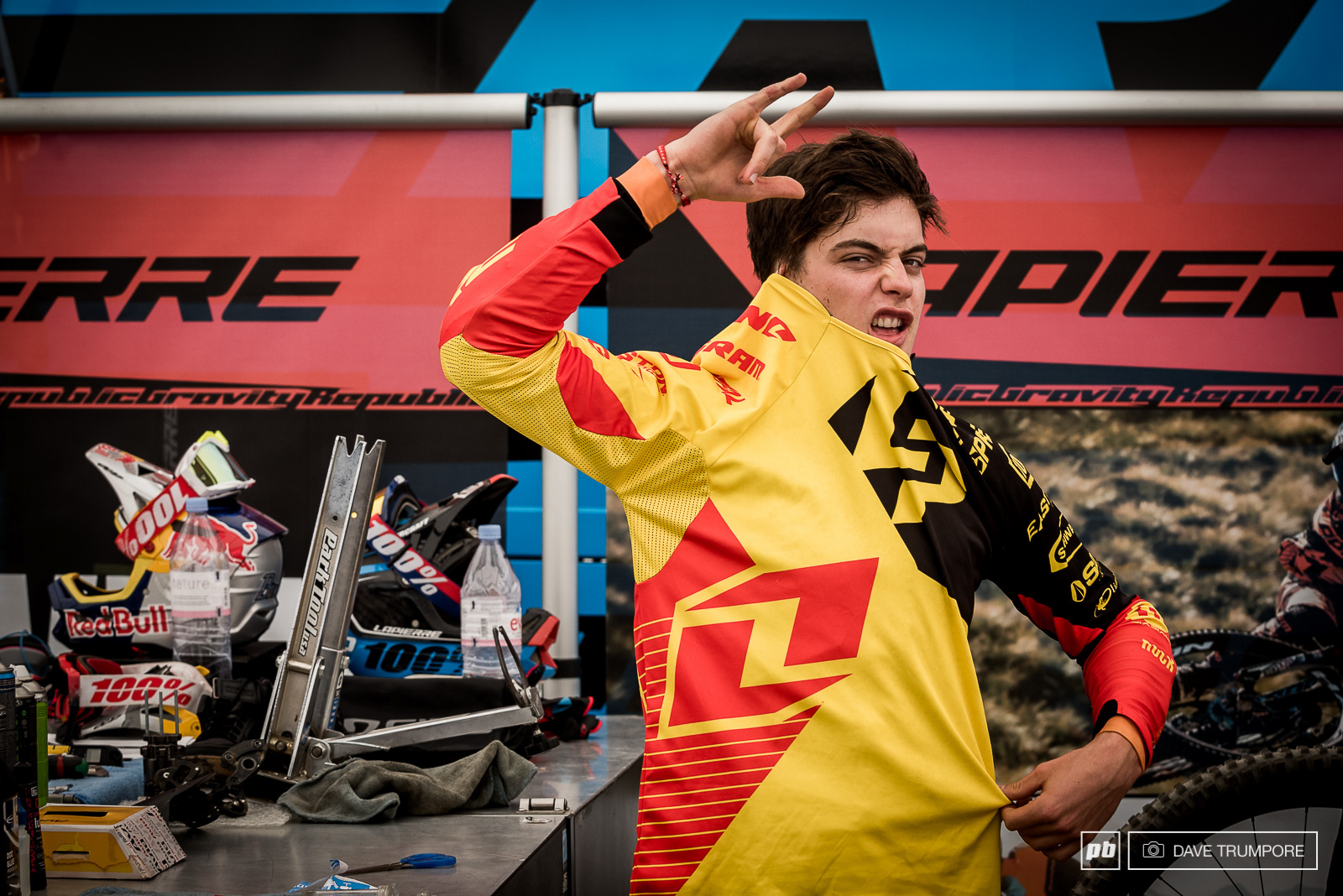 Loris Vergier always helps keep the mood light in the pits during stressful race weekends.