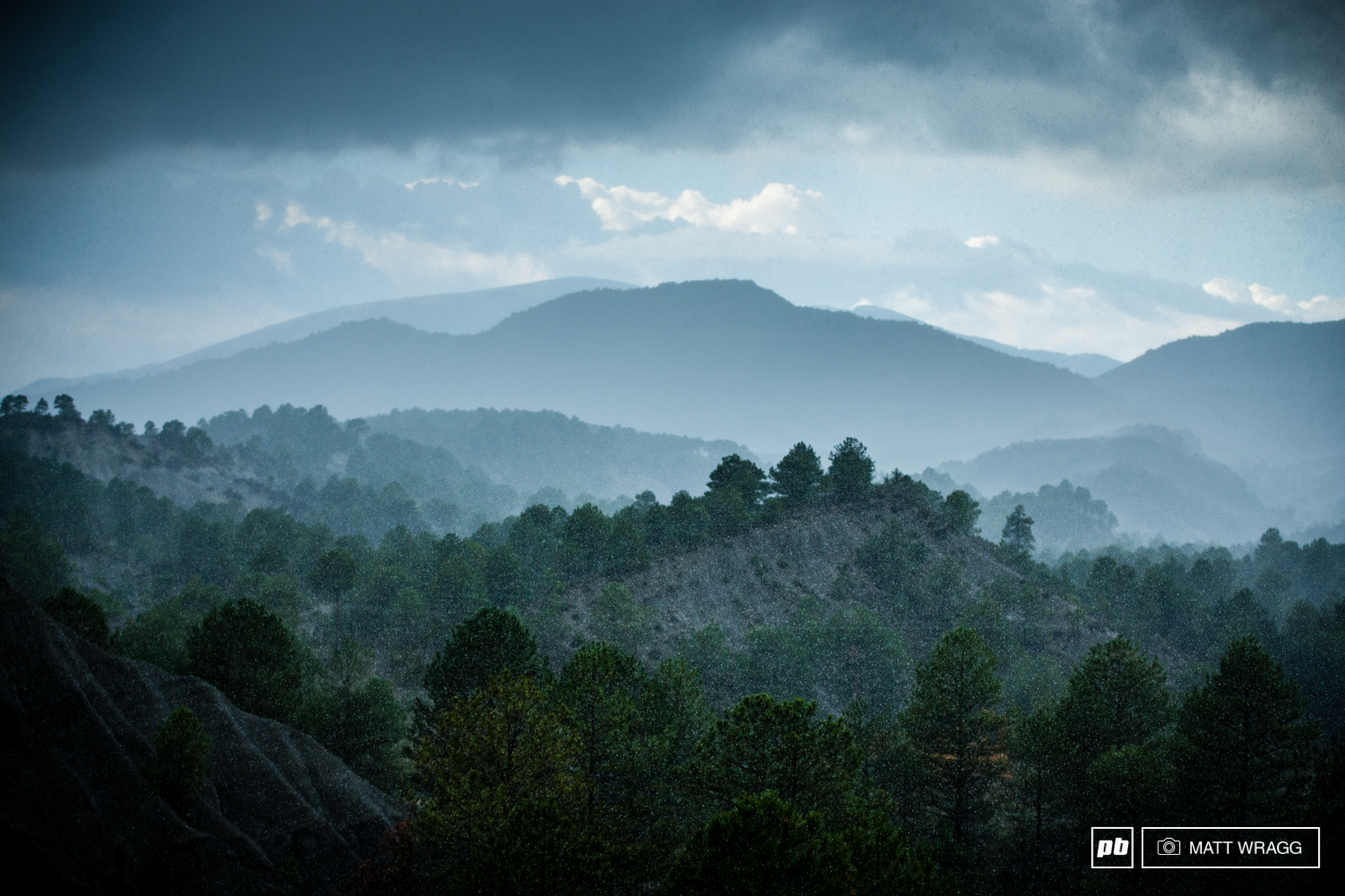 The rain. EWS round 7 Ainsa Spain. Photo by Matt Wragg.