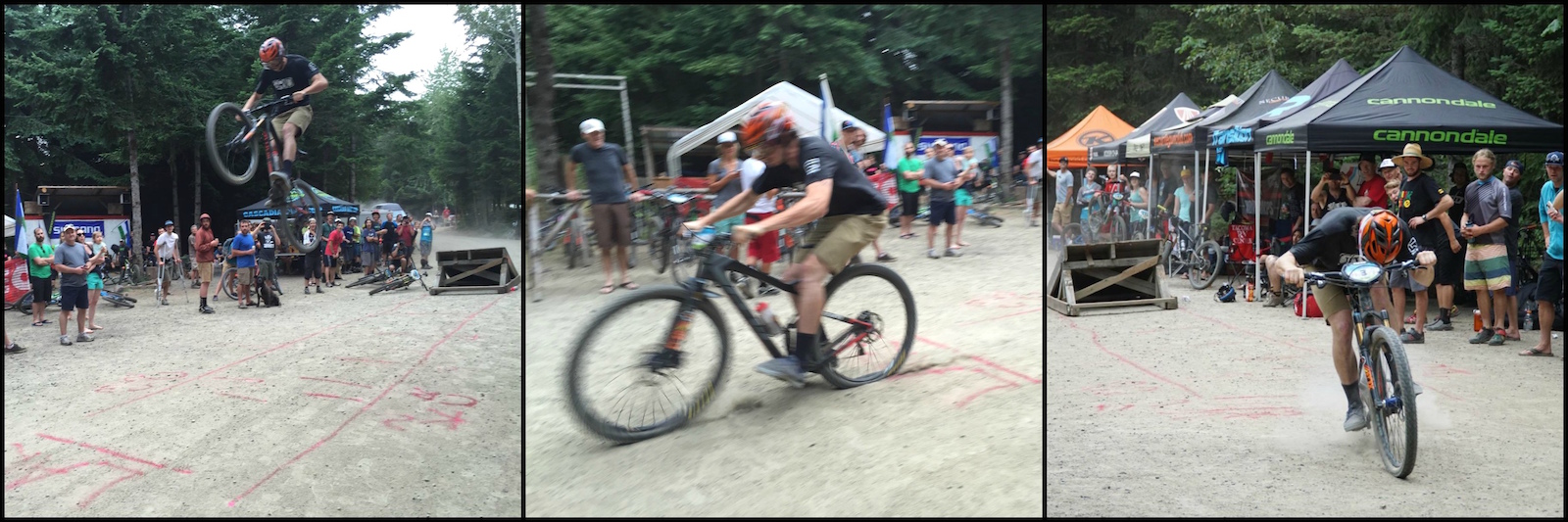 Cascadia National Champs at Port Angeles, 2015. Huck to flat contest. Various iPhone photos. Gravity Gradient cranks.