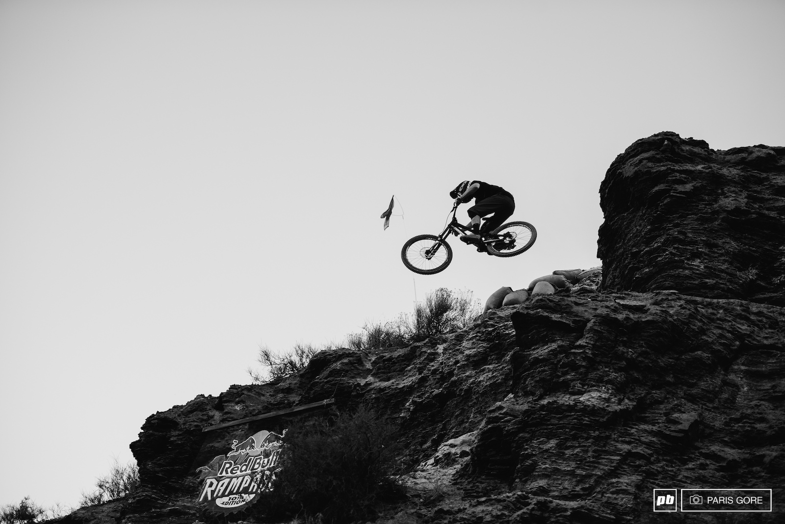 Norbs dropping in just behind Brett Rheeder.