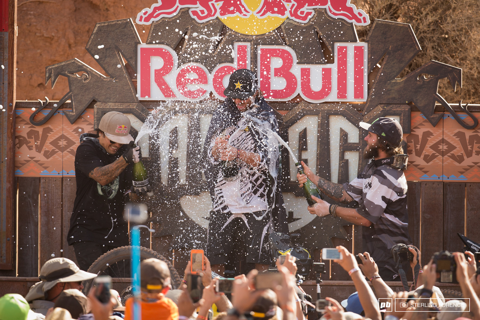 Andreu Sorge and Aggy at RedBull Rampage 2015 Virgin Utah USA