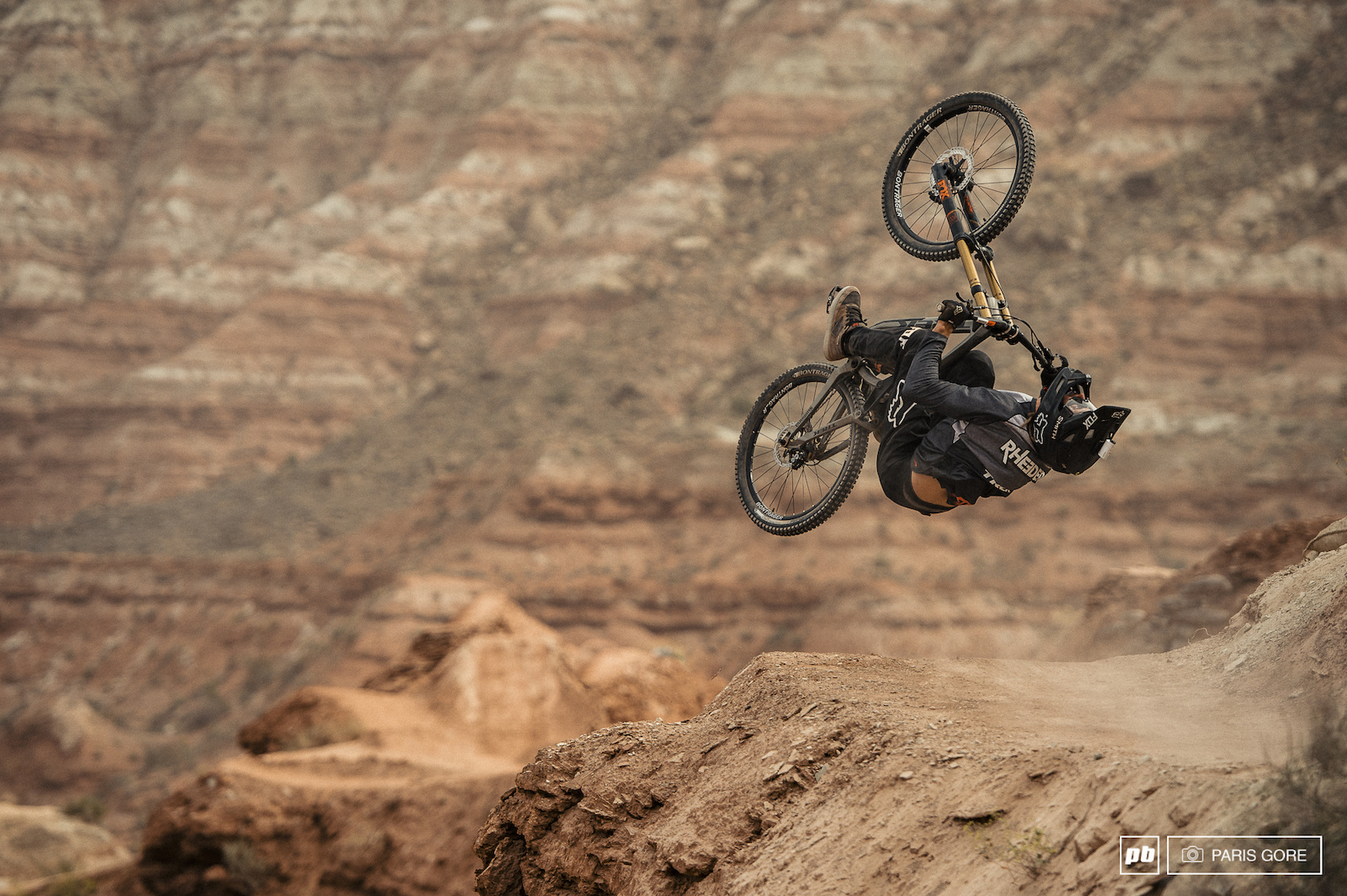 Brett Rheeder s slopetyle influence really brought a lot of different style to Rampage with a trick fueled line.