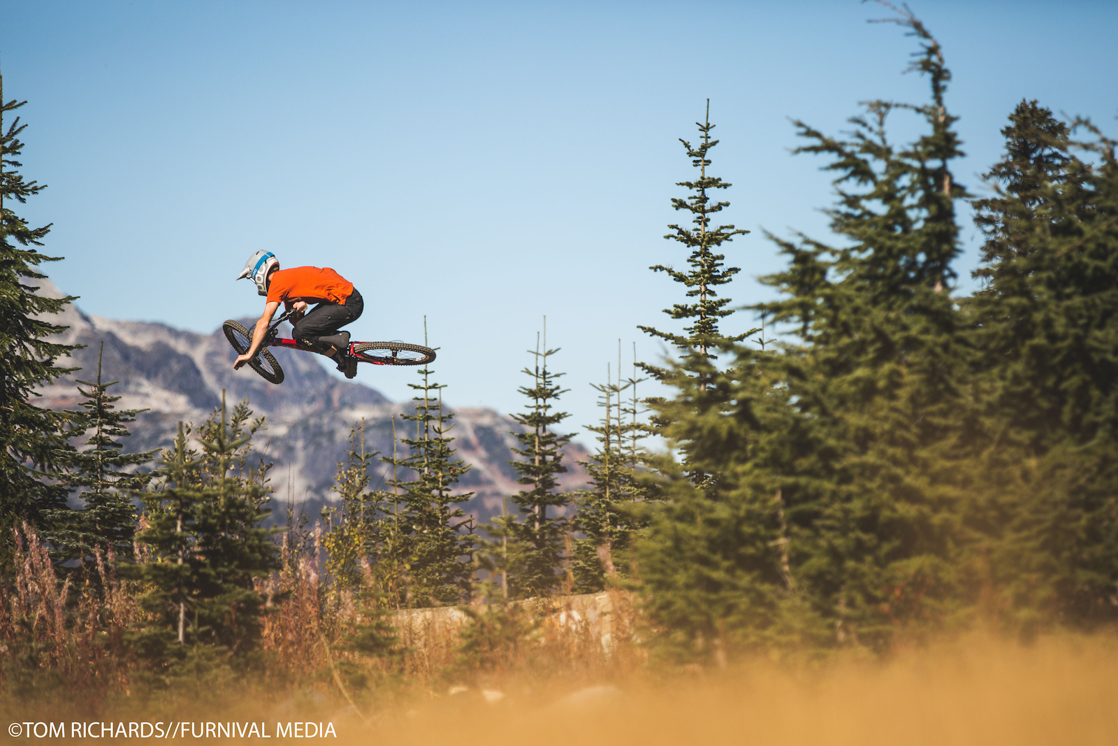 Conor Macfarlane riding in the Whistler Bike Park