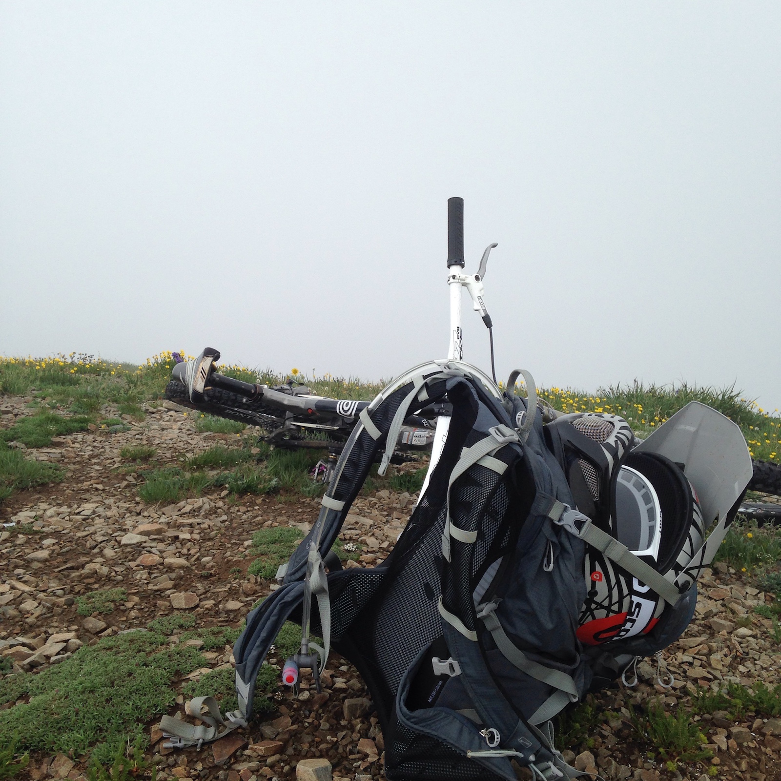 Top of Ruby Peak, can't see!