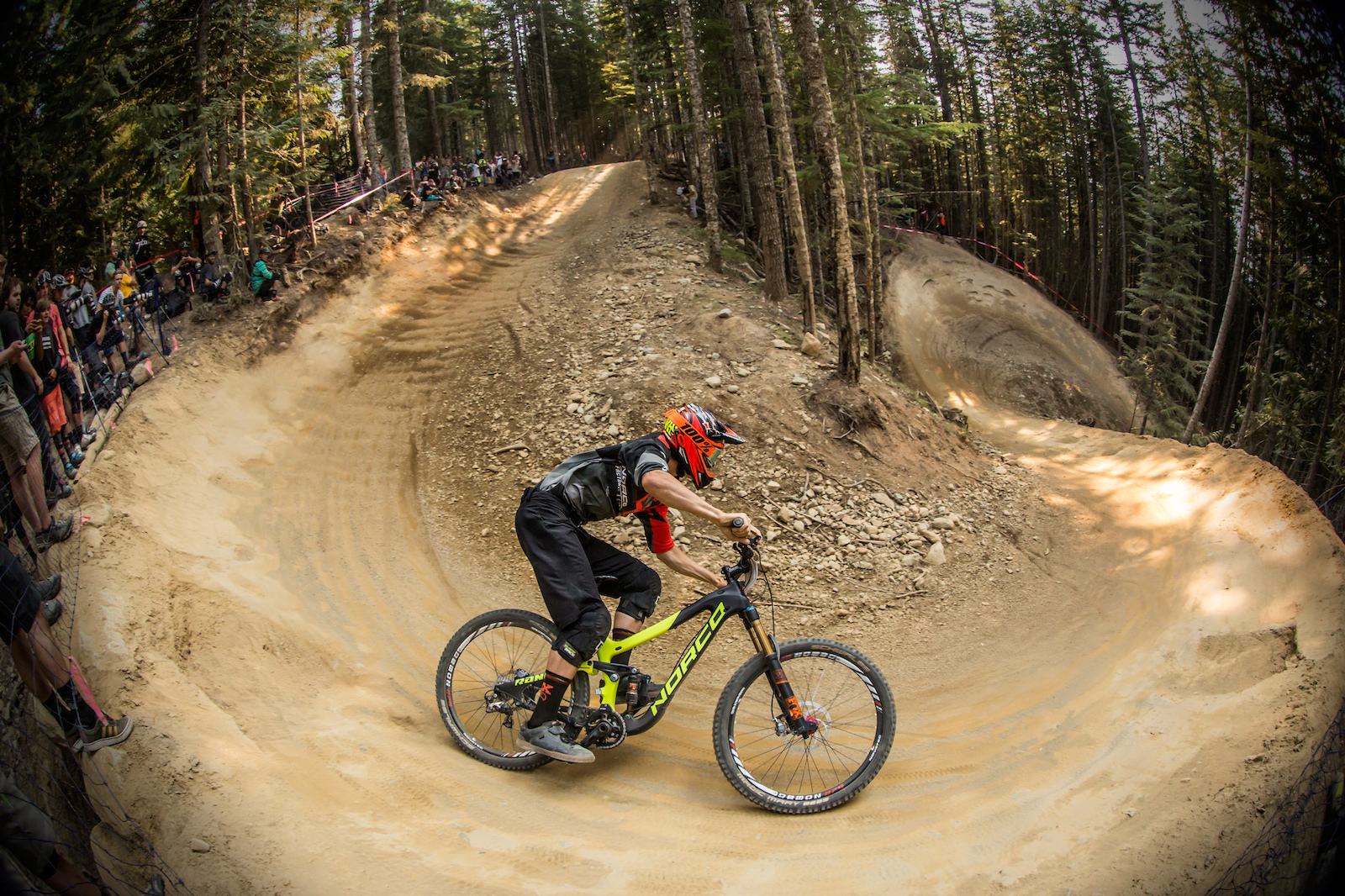 Mountain biker at whistler