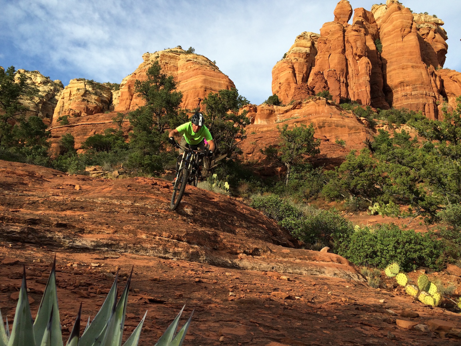 Mountain Bike Guide Denis Rogers knows the way to greater fun. You can thank this guy for inspiring the Sedona Benduro!