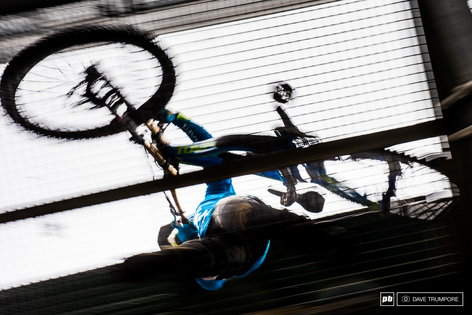Emilie Siegenthaler heads out of the uplift an into the start hut for her 4th place qualifying run.