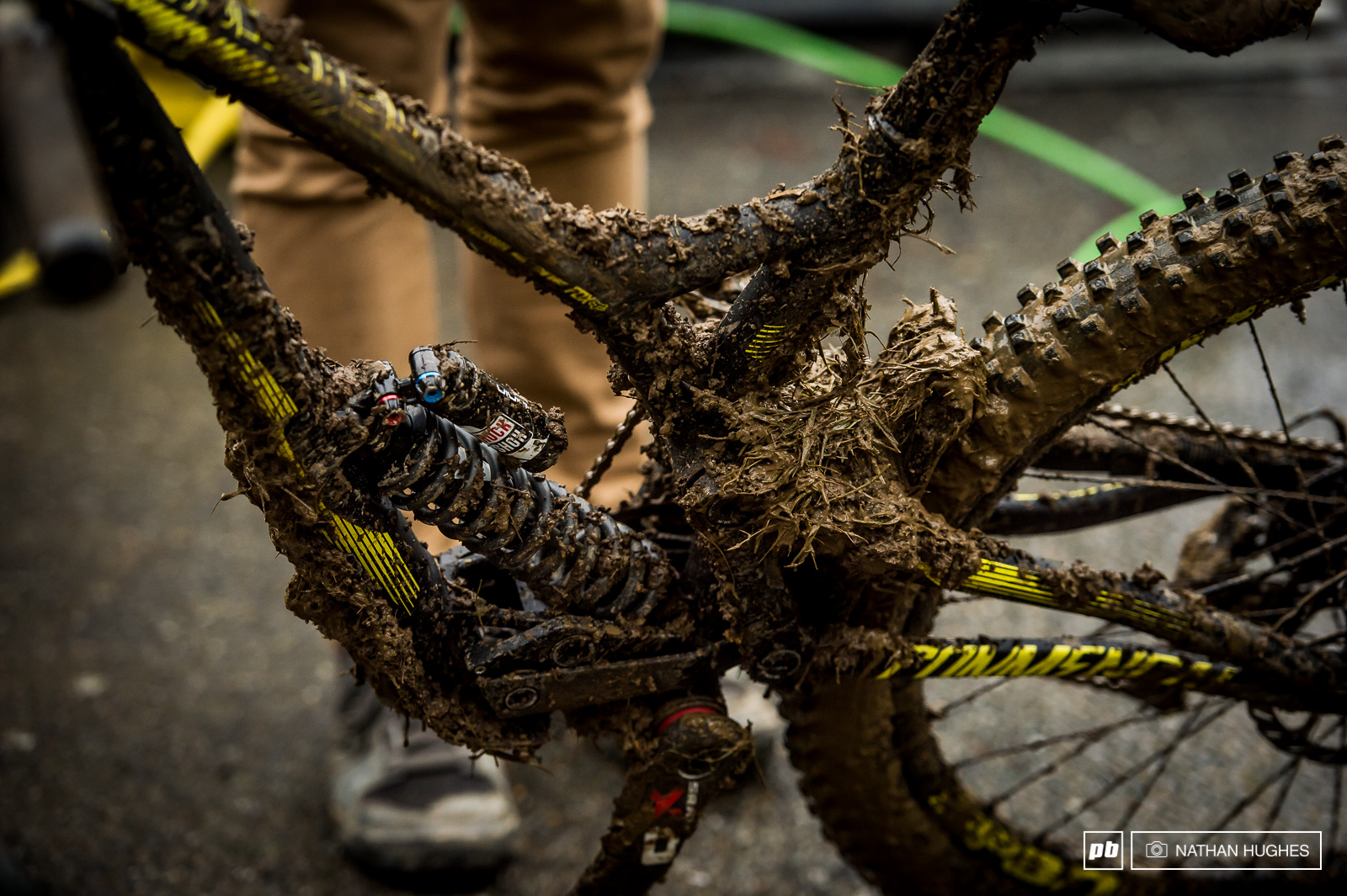 If riders thought yesterday was bad they had a nasty surprise waiting for them up on the hill this morning after deluging rain throughout the night.