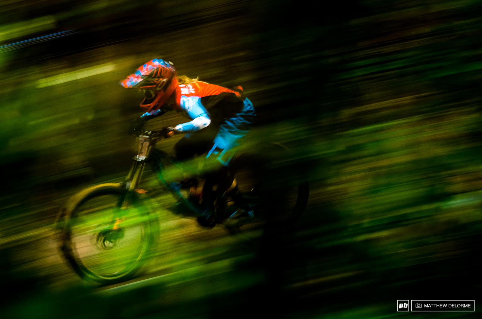 Tahnee Seagrave had a couple touch and go moments in practice today but reeled back in. She qualified fifth today.