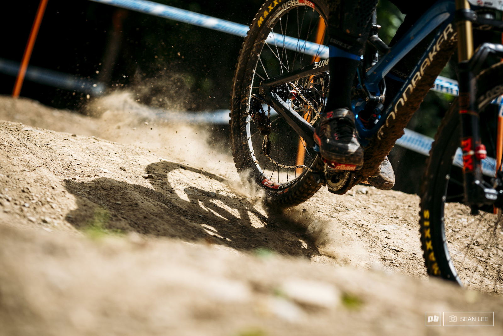 The whoops are testing both the riders and their equipment this week producing the cringe-worthy thwacks and thunks of bottom outs as their pilots hold on for dear life