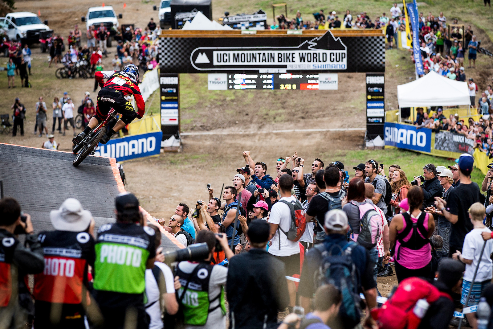 At UCI MTB World Cup MT ST ANNE Quebec canada Photo Sven Martin