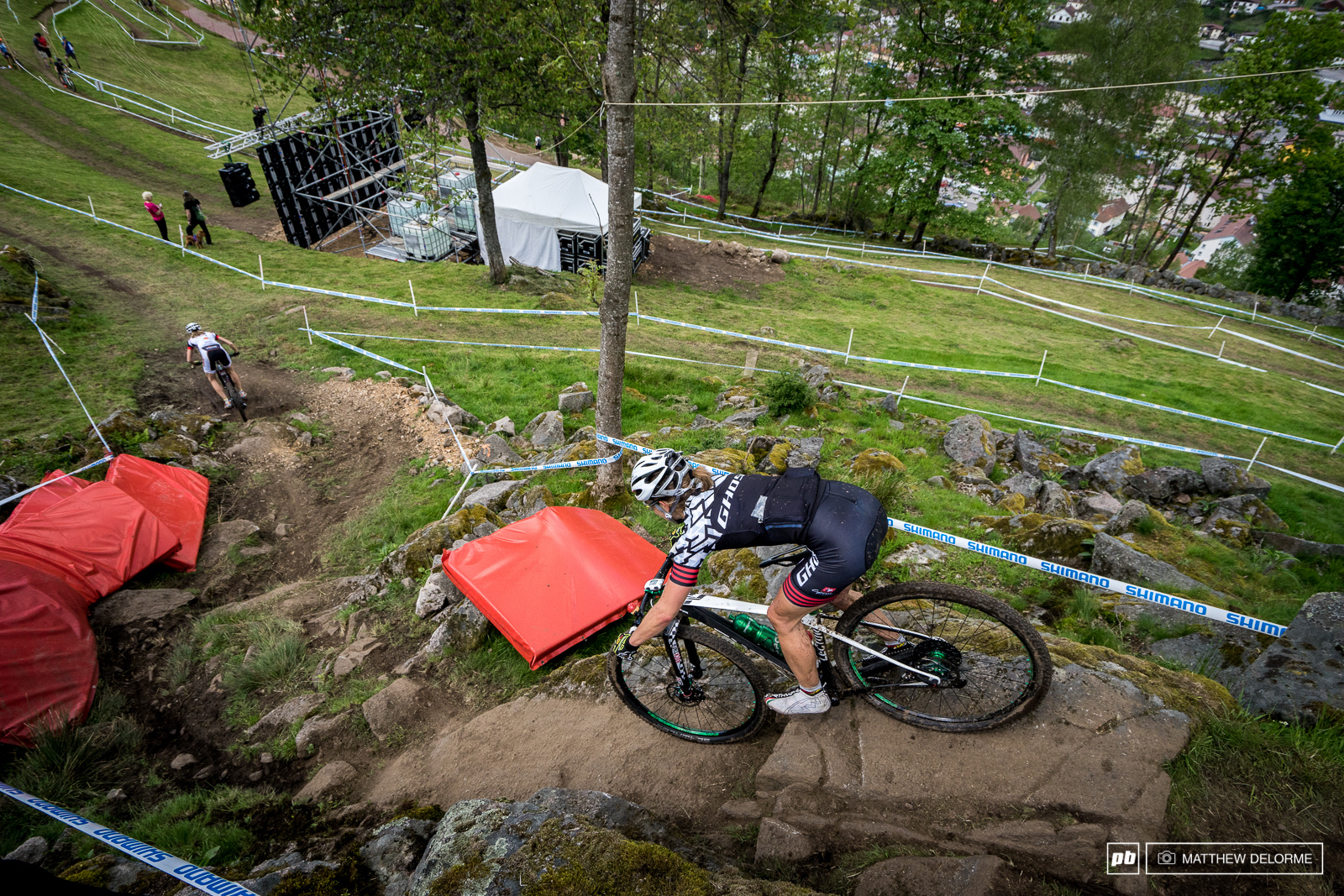La Bresse serves up heaps of technical riding. It is by far one of the all time best XC courses testing riders skills to the limits.