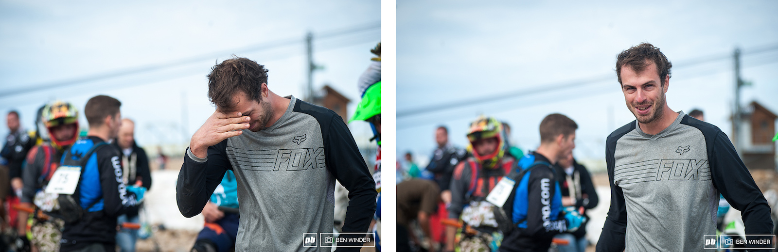 Charles Jones questioning what he d got himself in for this morning but finished in 4th in his heat. Solid.