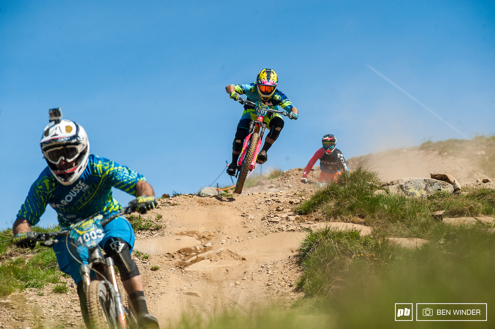 Dimitri Tordo 2nd closely followed her by Gustav Wildhaber who finished in first place in this heat.