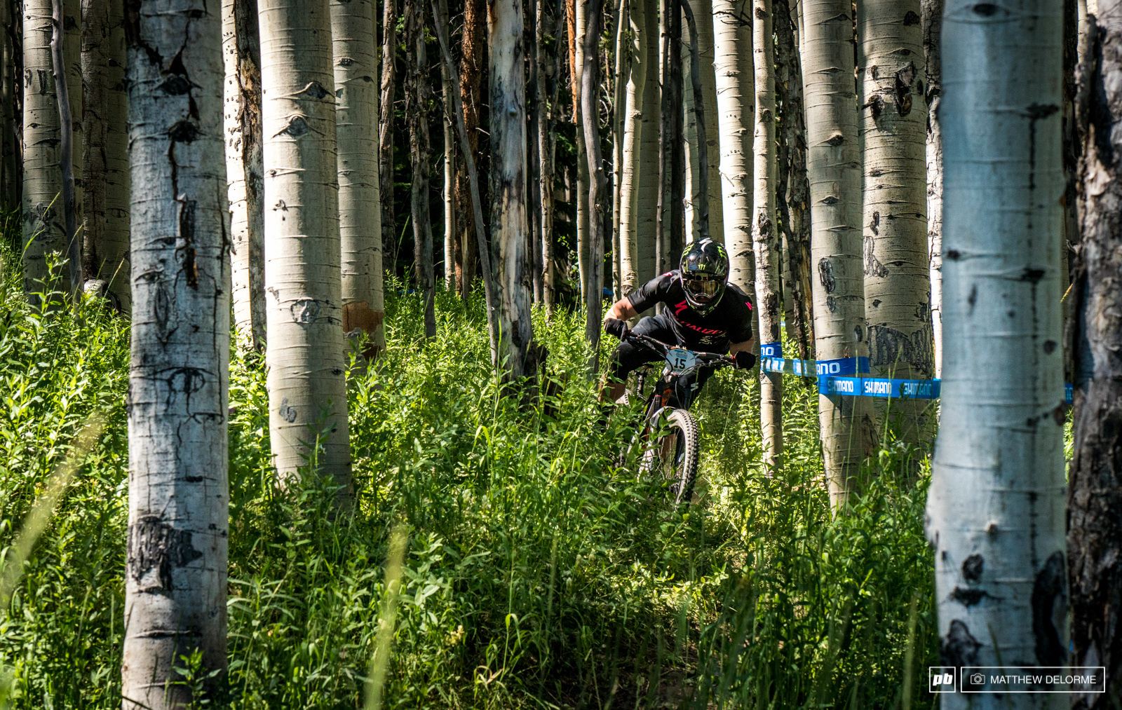 Jared Graves gets up close and personal with one of the local residents.
