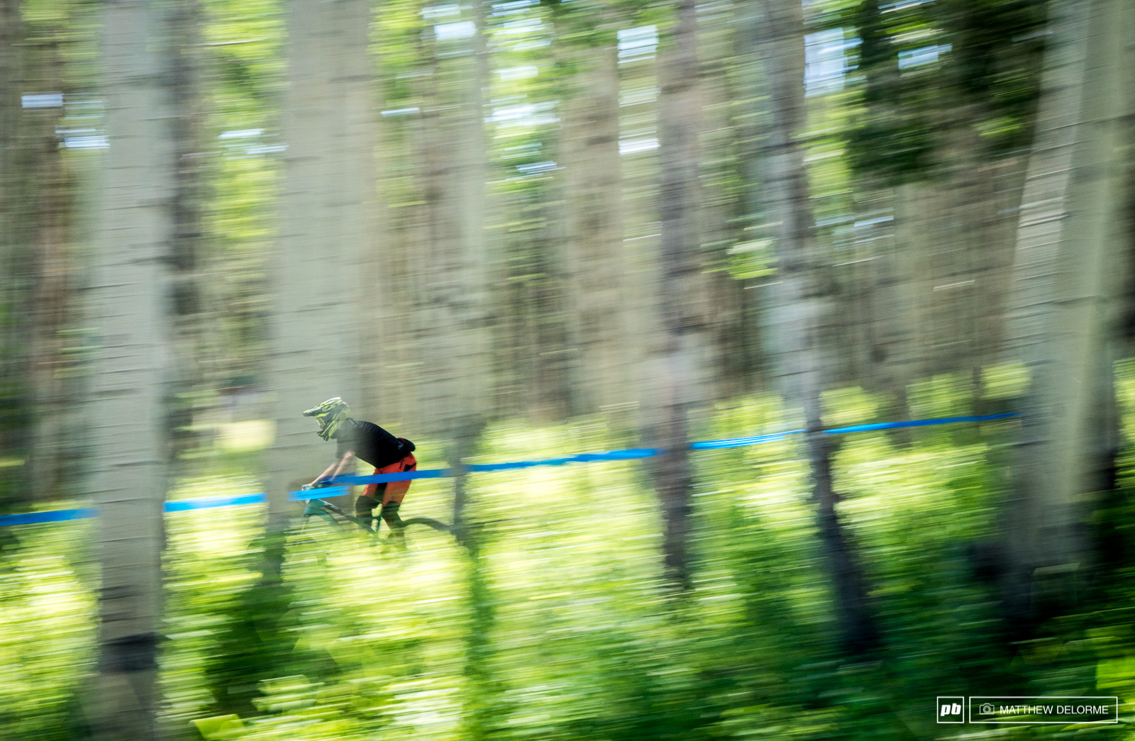 Speeding through the lovely aspen groves of Aspen. Aspen.
