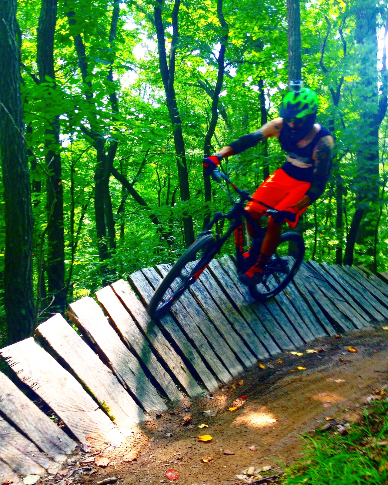 Fun little wall ride on Aynes Loop