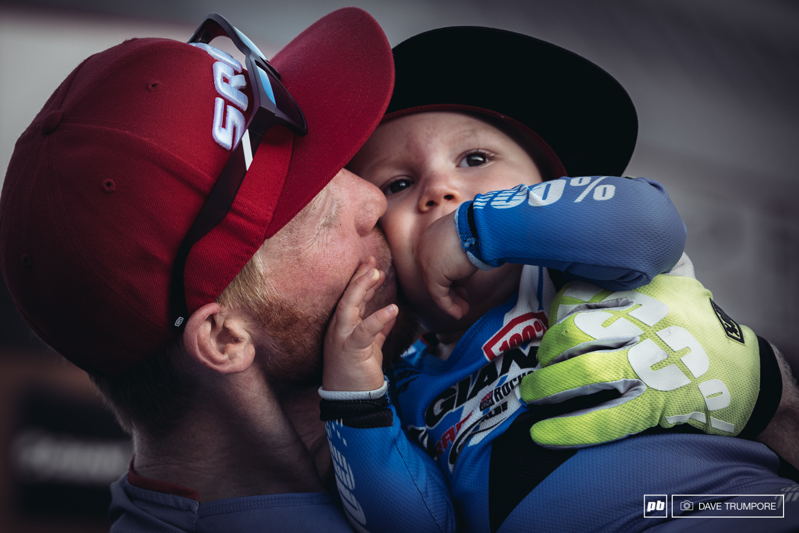 Family first for Josh Carlson as he celebrated his first ever EWS podium.
