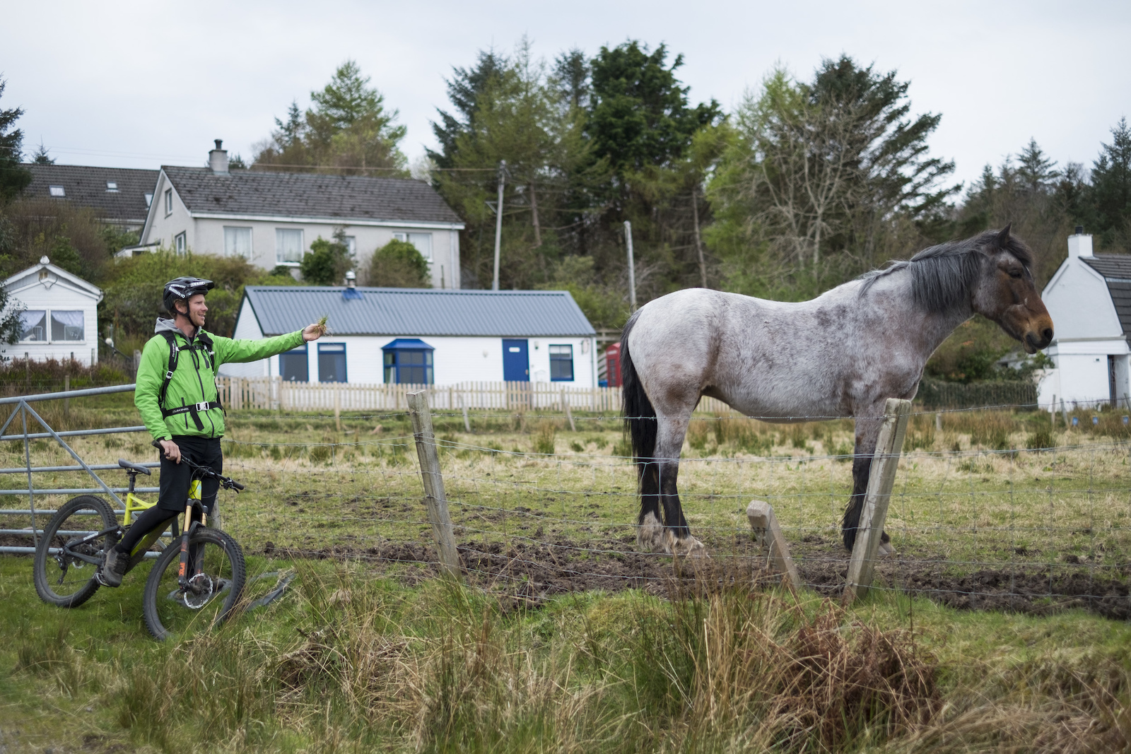 Matt Hunter and Thomas Vanderham in the northern highlands of Scotland