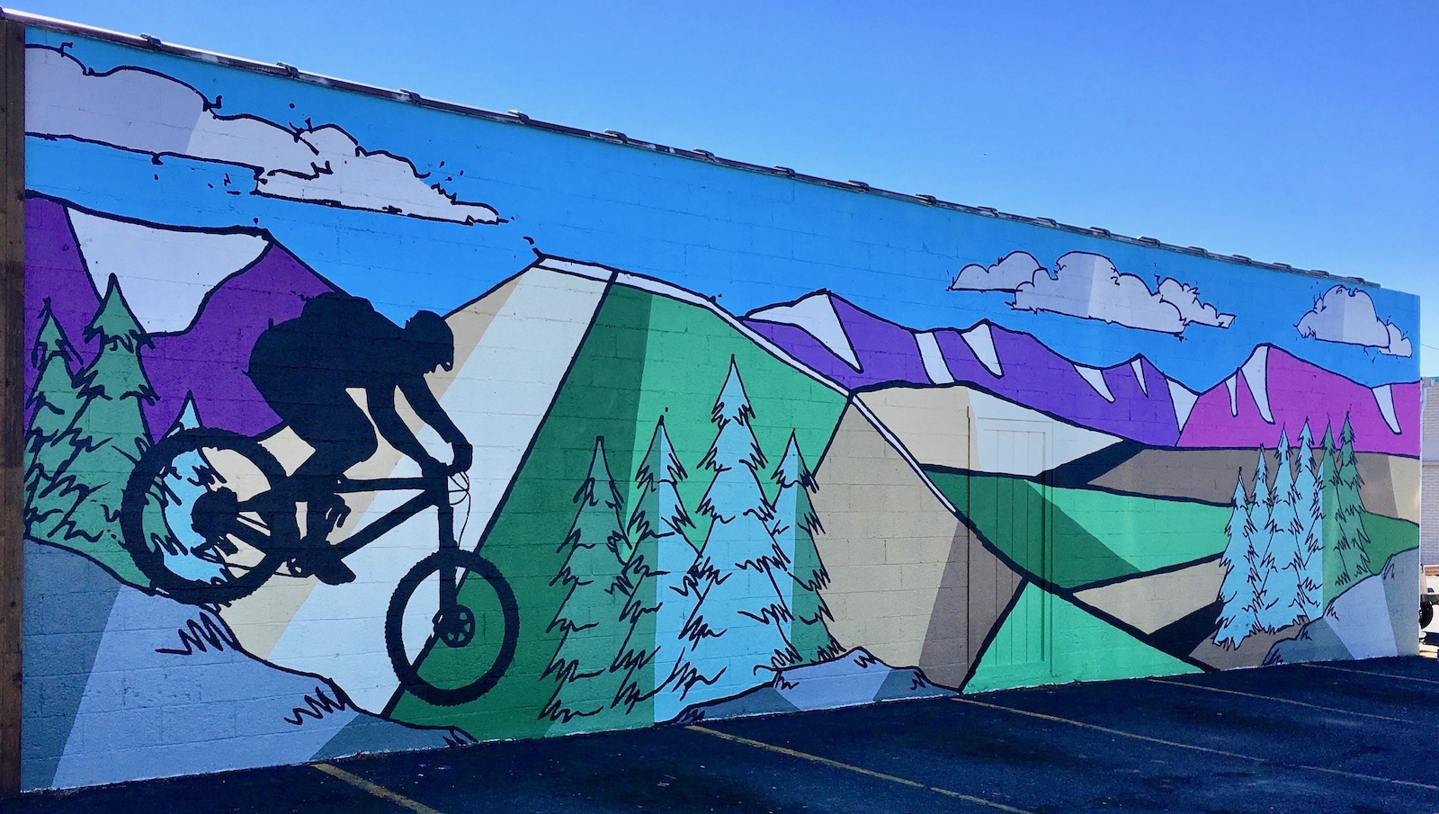 Joyride Bikes mural.