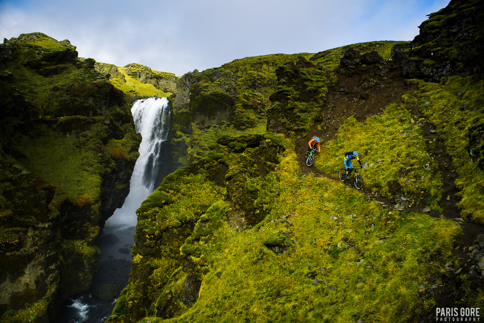 KC Deane and Geoff Gulevich riding in Iceland.