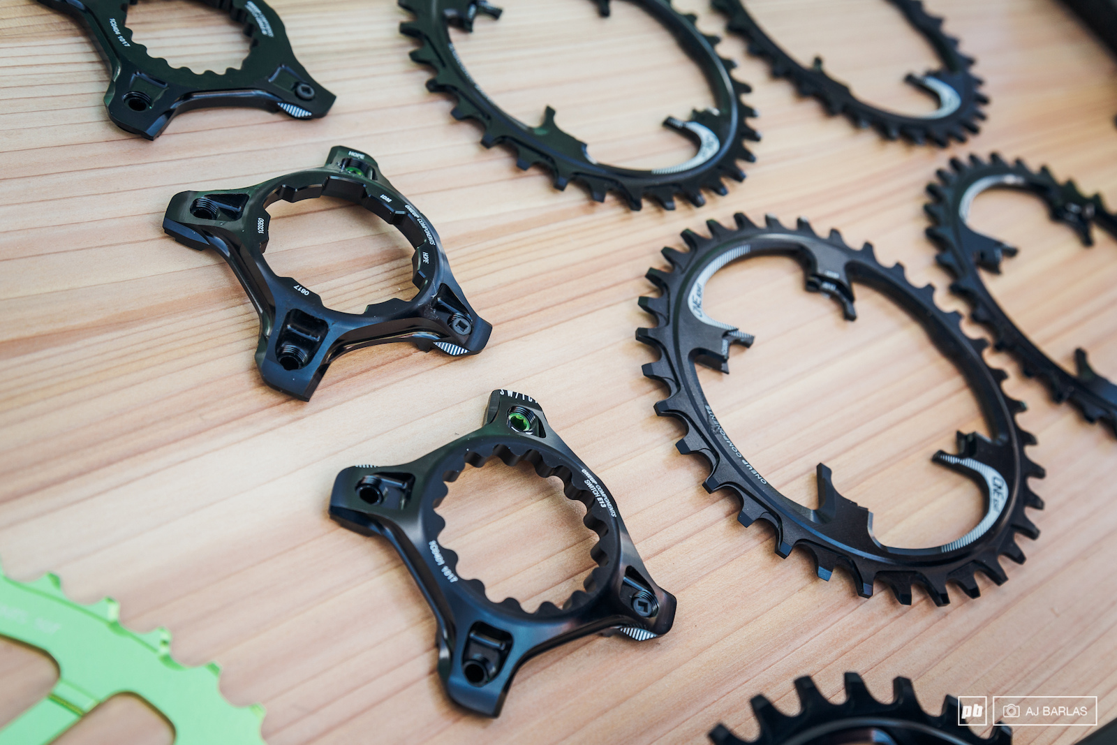 OneUp covers a wide range of the direct mount chainrings available, with SRAM, Hope, Race Face, e*thirtheen and Cannondale.