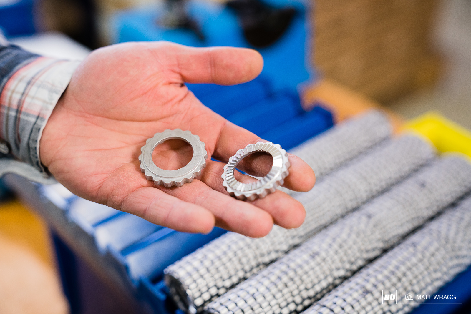 The ratchet. These are forged initall which gets the basic shape right they then goes to CNC for a precision finish.