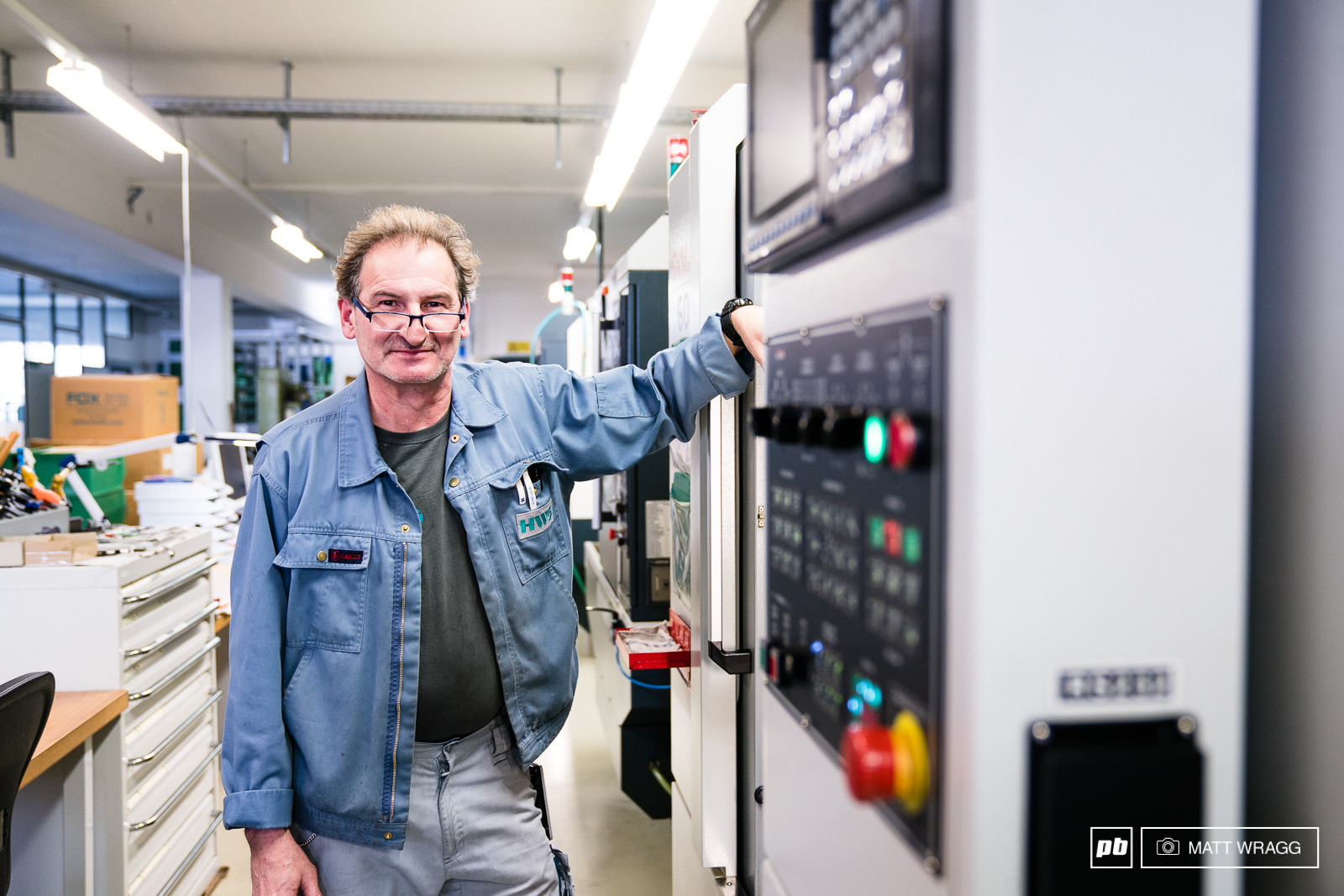 XXX is the master machiner here at Acros keeping a close eye on their hubs.