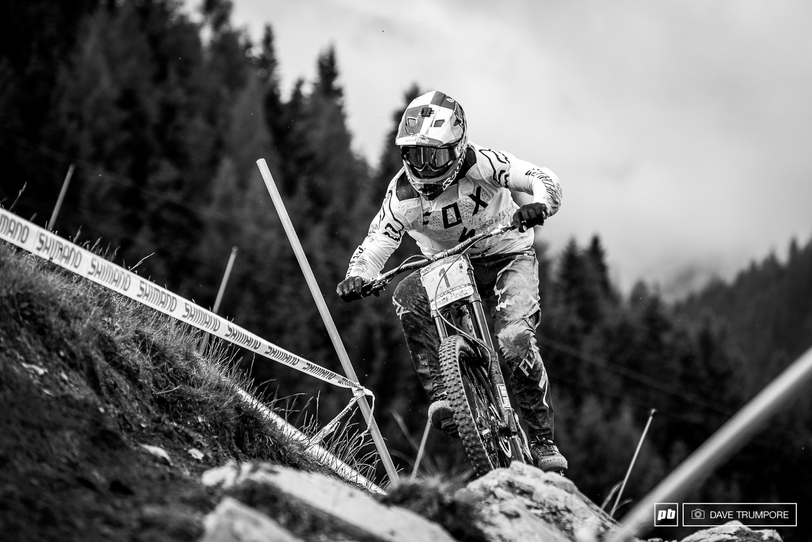 After disappointment in Fort William Finn Iles was back on the top step again here in Leogang.