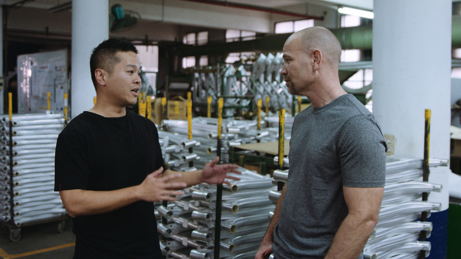 We went to Taiwan and started a bike company