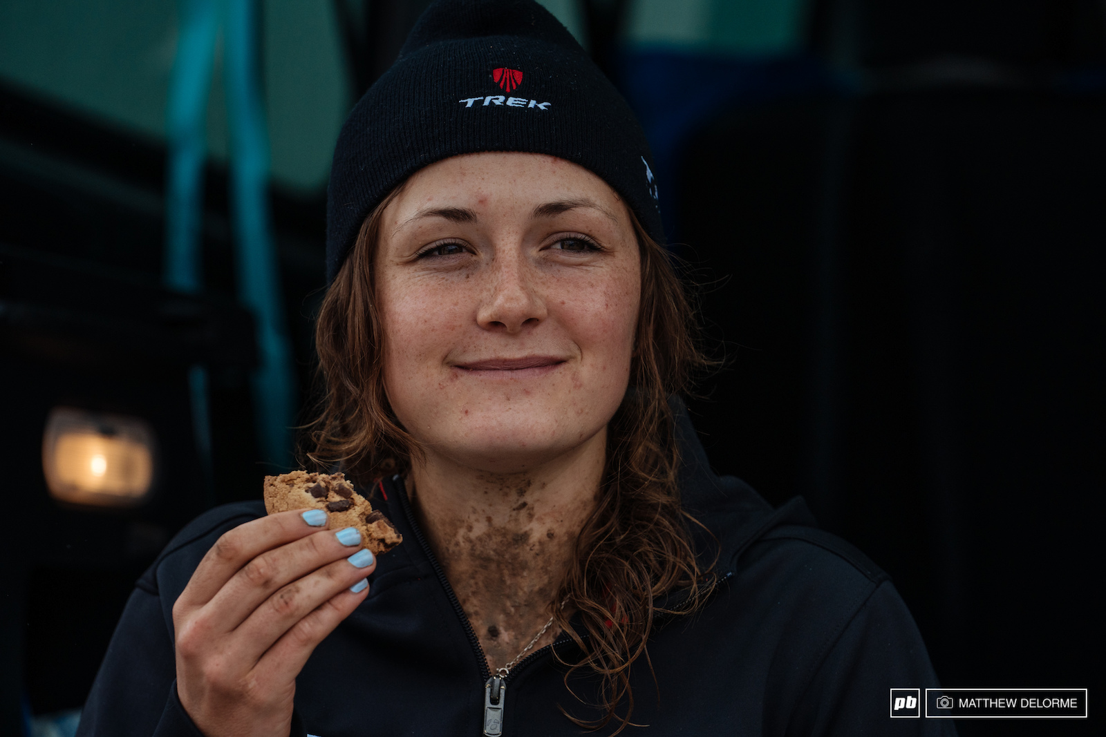 It's the little things. Like cookies after a brutal day out racing.