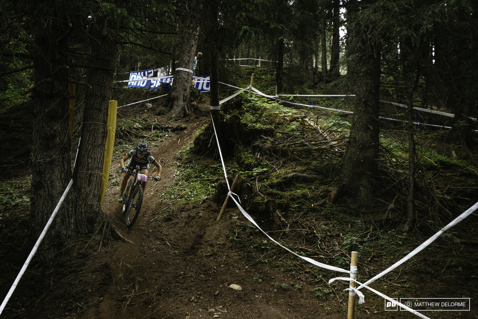 Helen Grobert making quick work of Heidi s Hell.
