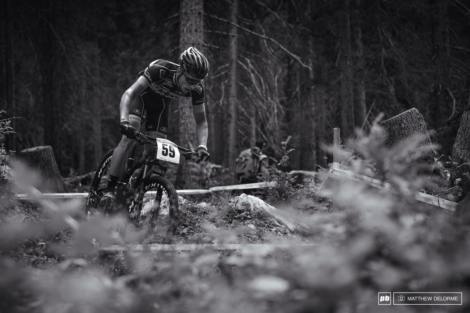 Quinton Hermans is another cross racer who has taken to XC WC this season.