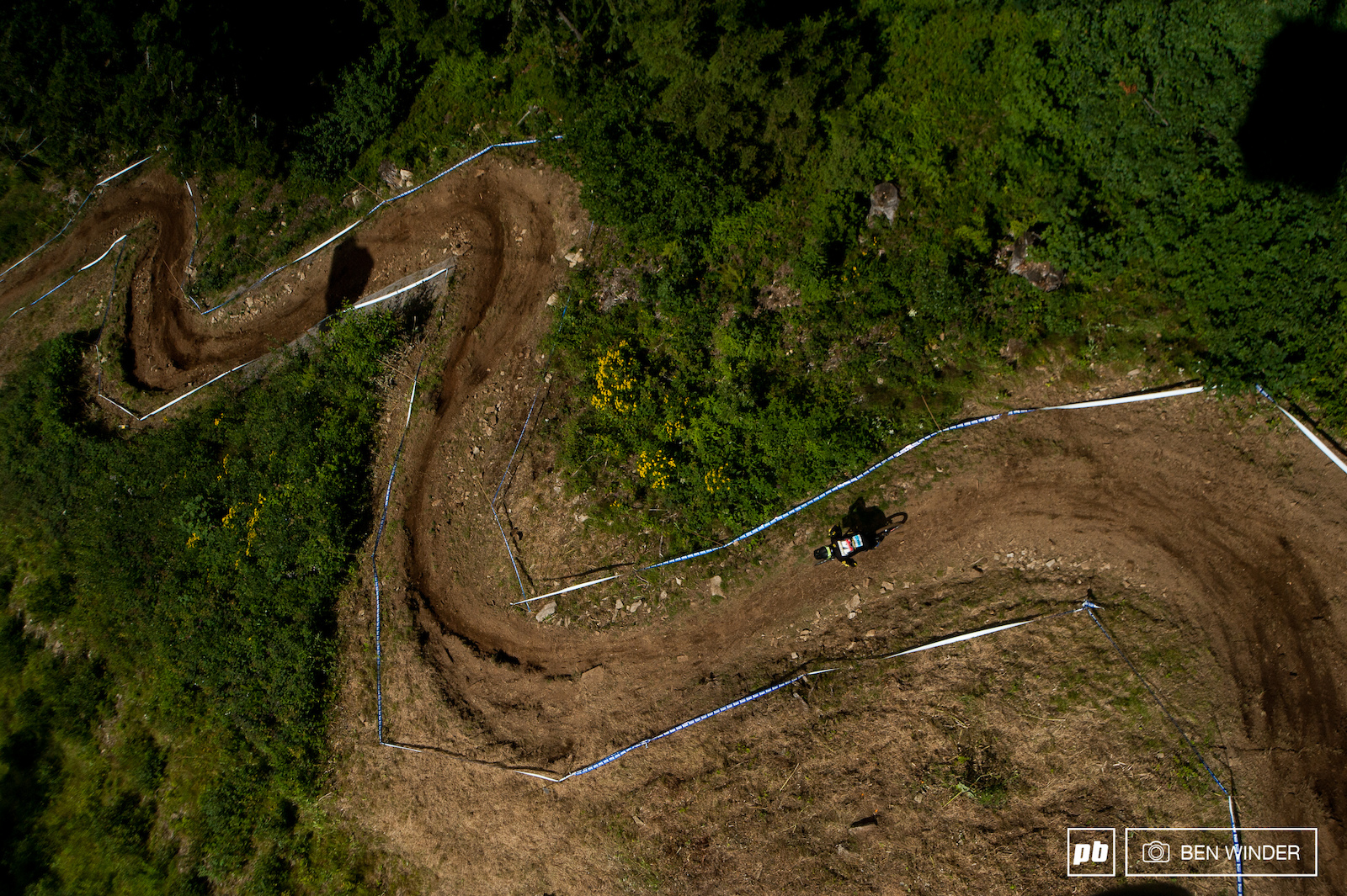 These may look like bikepark berms but they re fast rough and rocky and still super exciting to watch.