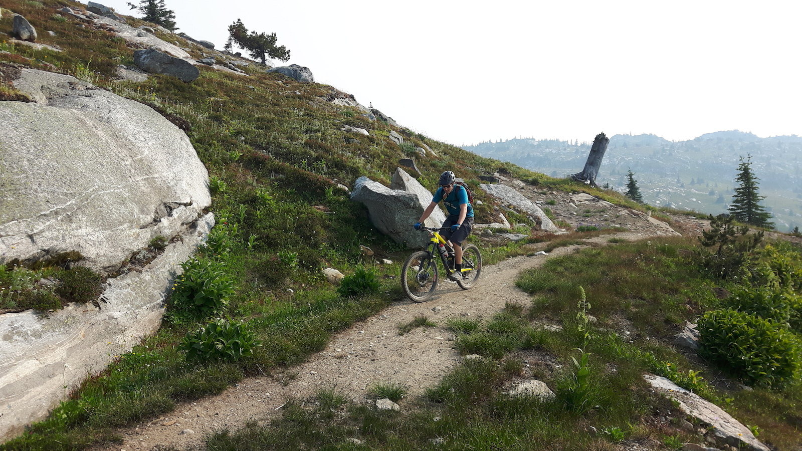 some climbable trail higher up