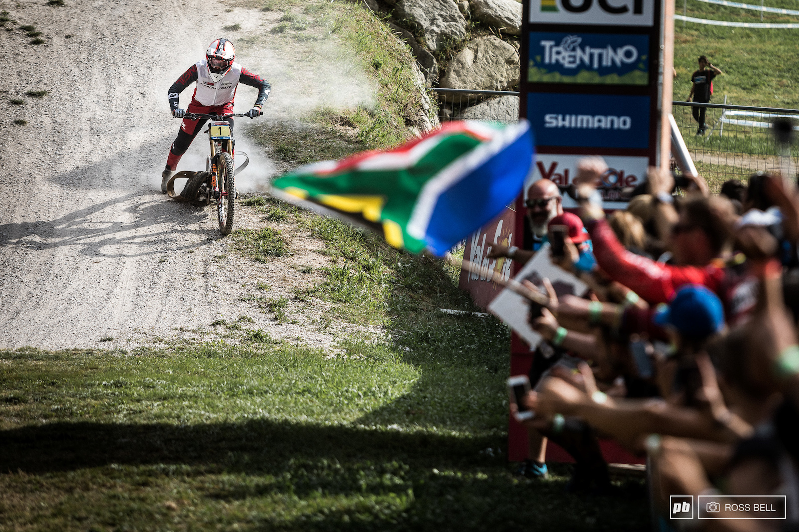 A bitter pill to swalllow Minnaar was riding with determination and passion all weekend.