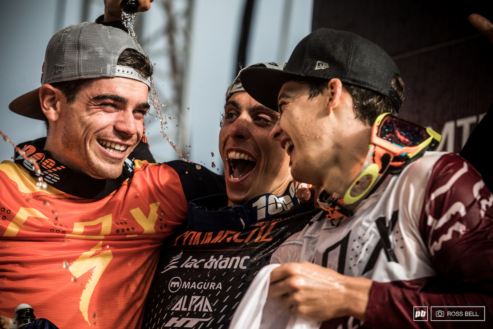 What a day for these three flying Frenchmen to be alongside each other on the podium.
