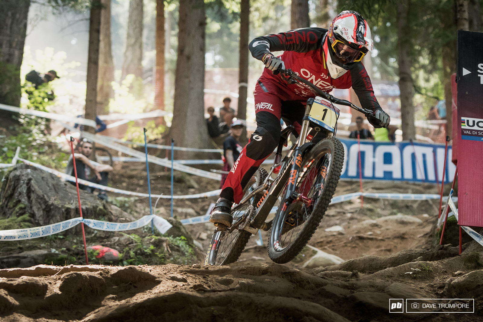Greg Minnaar was looking like the man to beat in practice but Val di Sole can be a cruel cruel place.