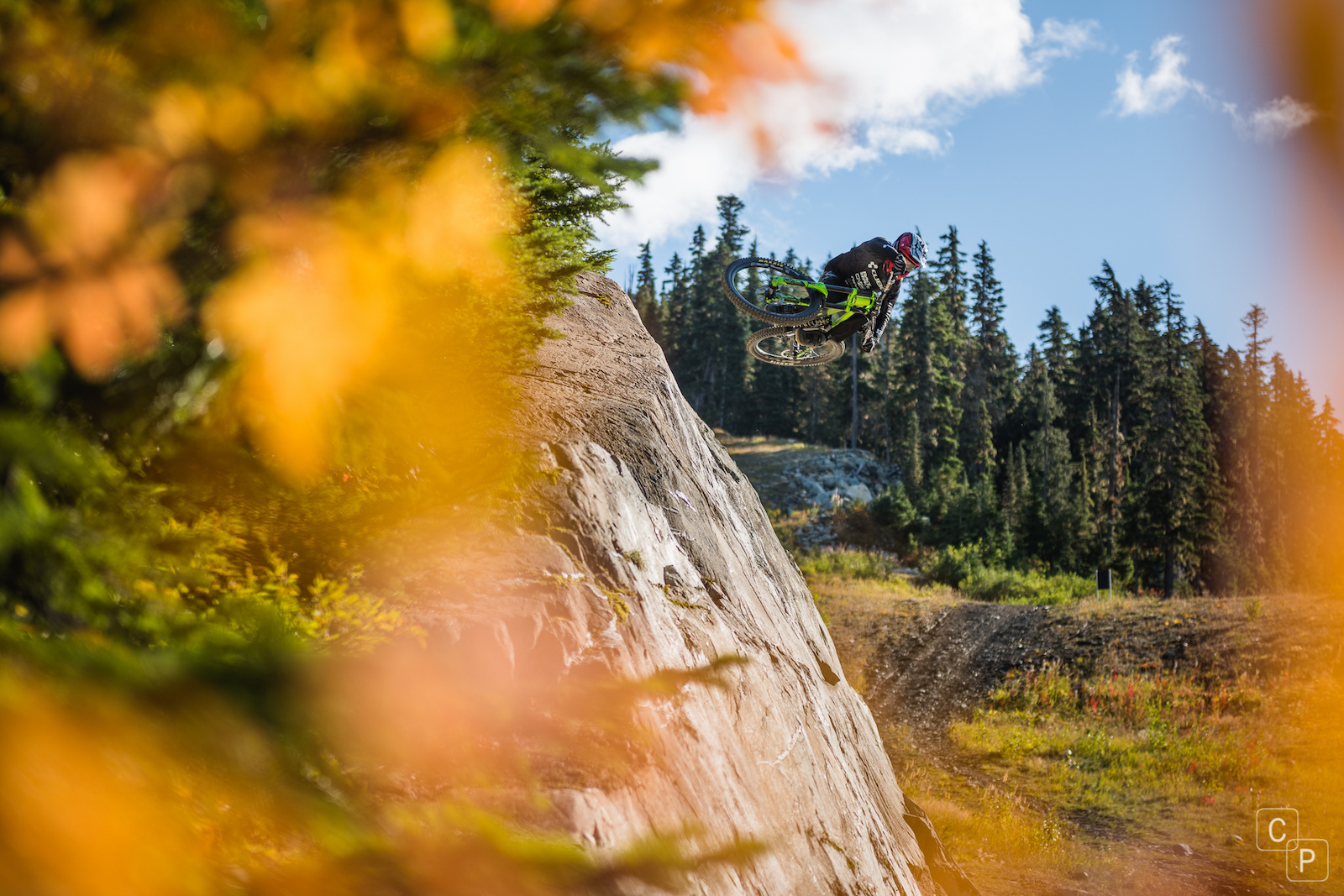 Fall time in the bike park