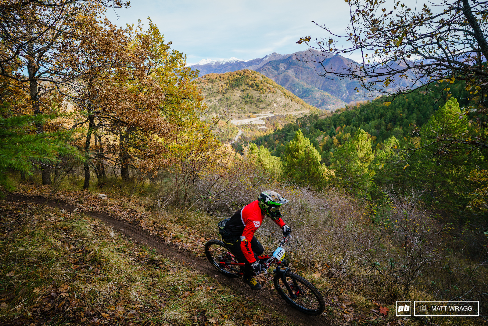 Autumn has arrived here in the south of France with the leaves rapidly disappearing from the trees and a little dusting of snow atop the distant peaks.