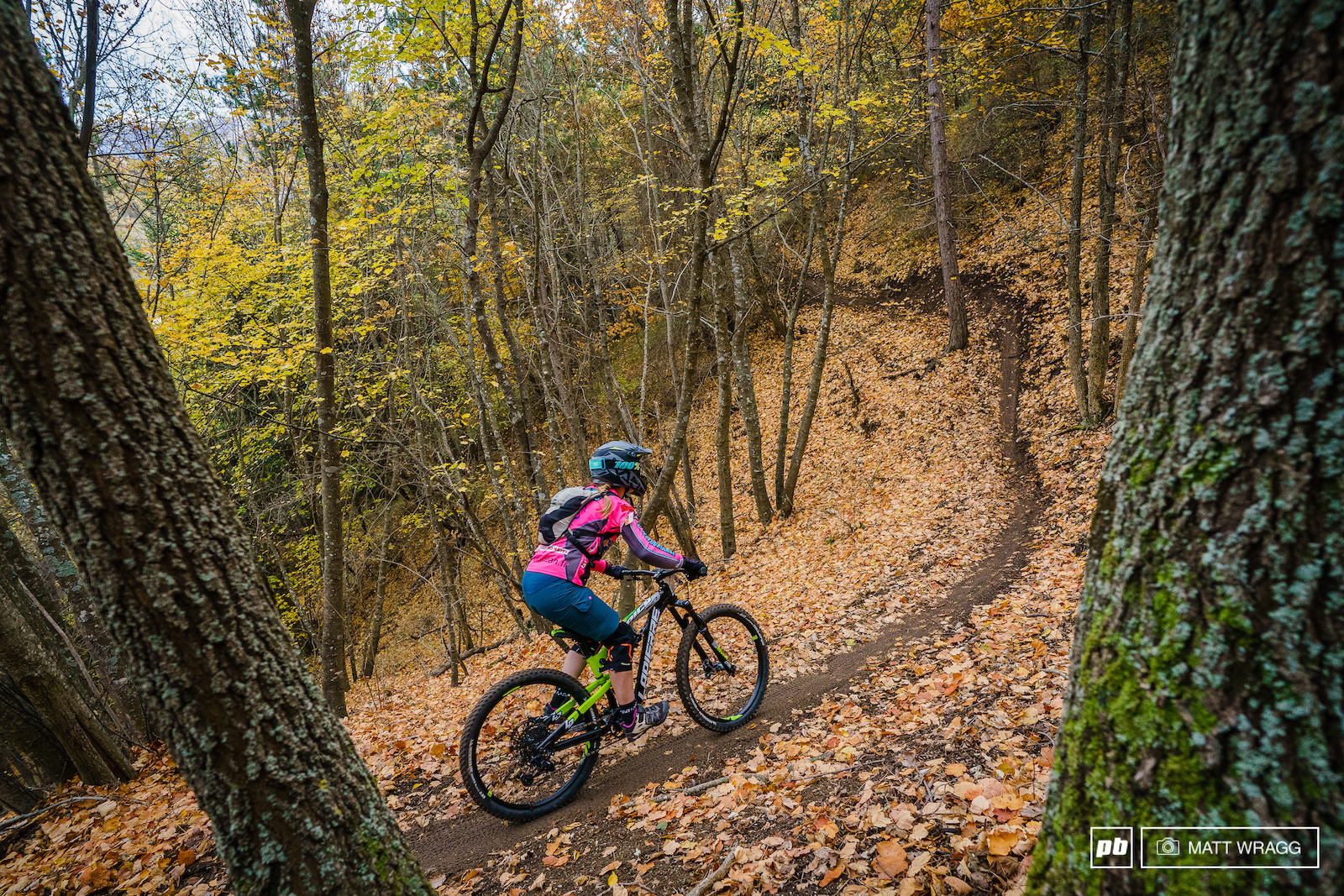 Severine Cigana the reigning 30-35 Masters DH World Champ took the win in the women s race today.