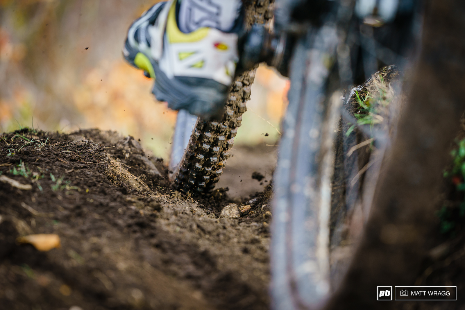 This little rut may not look like much but it caught pedals and derailleurs if you made the slightest miscalculation.